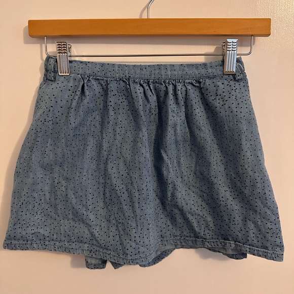 Soft Gallery Denim Skirt with polka dots - size 8 - Picture 1 of 3